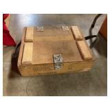 Wooden ammo boxes