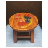 Rooster Stool 9.5" Tall