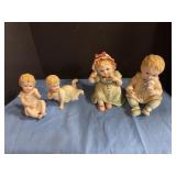 Ceramic Piano dolls