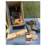 CB Radio, heat gun, Dryer duct work & saw