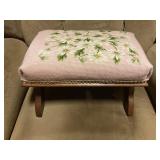 Needle art footstool