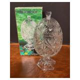 Windsor crystal egg  candy holder