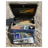 Case with deck supplies