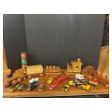 Box of miscellaneous toys