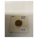 1887 seated liberty dime