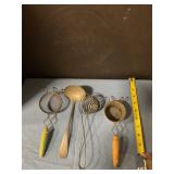 Antique kitchen utensils
