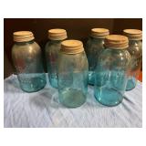 Blue Ball 1/2 gal Jars w zinc lids