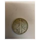 Walking liberty 1945 half dollar