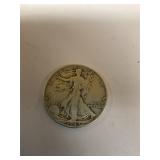 Walking liberty 1942 half dollar