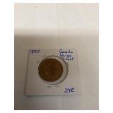 1859 Canada large cent
