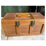 Wooden tool box