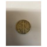 Walking liberty 1945 half dollar