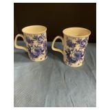 2 Royal Kirkham Fine Bone China Cups