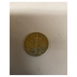 Walking liberty 1934 half dollar