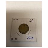 1883 no cents liberty nickel