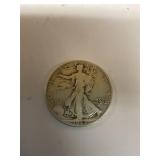 Walking liberty 1942 half dollar