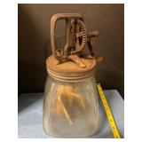 Antique churn 14 inches tall