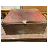 Antique wooden box