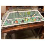 Stain glass billiard light some separation