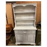 Distress painted hutch