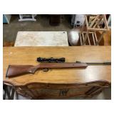 Mod sas 22 caliber air rifle with scope