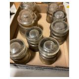 Box of glass insulators