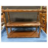 ï¿½Vintage hanging shelf 17  tall 21 inches long