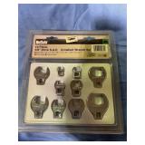 10 piece Crowfoot Wrench set