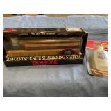 Sharpening station & oil