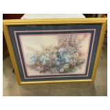 Framed Floral Picture 40ï¿½x32ï¿½