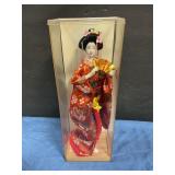 Oriental doll 16 inches tall