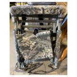 Camouflage deer stand