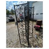 Trifold Metal patio trellis