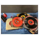 Assorted size 45 albums