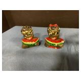 Black Americana chalkware salt pepper shakers