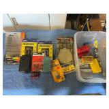 Totes of miscellaneous tools