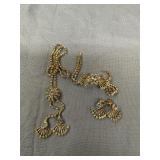 Necklace, bracelet & earring set
