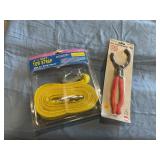 Tow strap & oil filter wrench