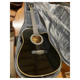 Esteban guitar in case, new tuners,& new strings