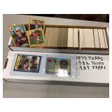 Topps Baseball trading cards, 1977, 82, 87