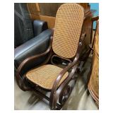 Vintage wood rocking chair