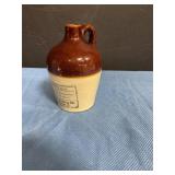Motto jug Detrick Distilling Co Dayton Oh 4ï¿½tall