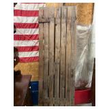 Rustic wooden door 77ï¿½tall