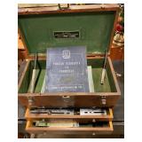 Antique doall toolbox and gauges