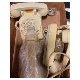 Rotary dial telephones