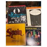 Stack of miscellaneous albums