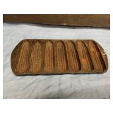 Cast iron corn stick muffin pan
