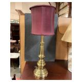 Vintage brass lamp 29 inches tall