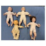 Porcelain baby dolls with soft bodies