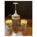 Hand chopper & spice jars